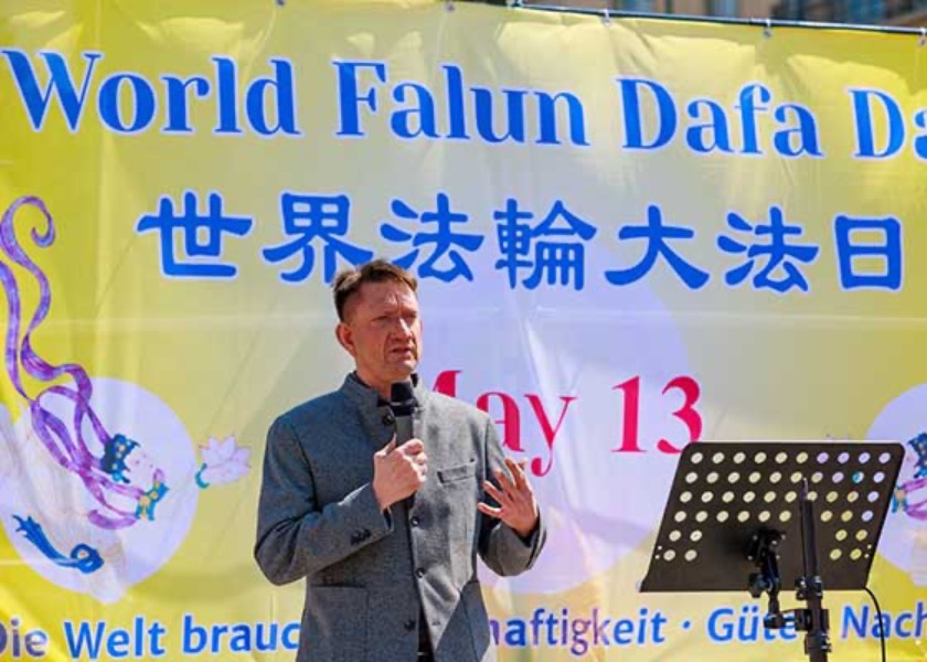 Image for article برلین، آلمان: درخواست عضو پارلمان ایالتی برای آزادی تمرین‌کنندگان بازداشت شده فالون گونگ در چین