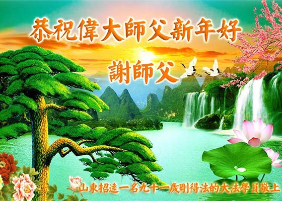 Image for article تمرین‌کنندگان جدید فالون دافا از سراسر چین، سال نو را به استاد محترم لی هنگجی تبریک می‌گویند