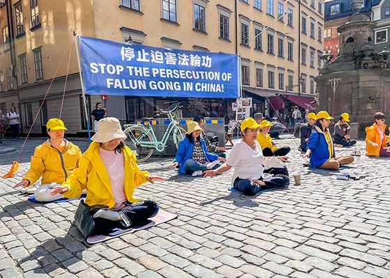 Image for article استکهلم، سوئد: مردم در جریان کنفرانس محیط زیست سازمان ملل آزار و شکنجه مداوم در چین را محکوم کردند