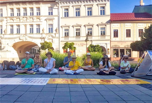 Image for article اسلواکی: تمرین‌کنندگان برای صحبت با مردم درباره آزار و شکنجه در بسیاری از شهرها فعالیت‌هایی را برگزار می‌کنند