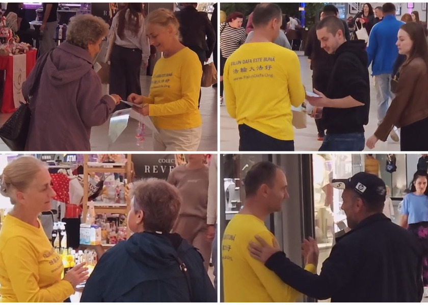 Image for article مردم در رویدادهایی در رومانی، آزار و شکنجه فالون دافا را محکوم کردند