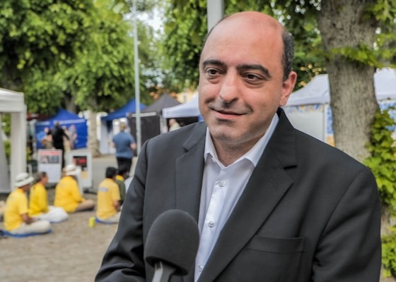 Image for article حمایت رهبران سیاسی سوئد از تلاش‌های تمرین‌کنندگان برای افشای آزار و شکنجه فالون گونگ